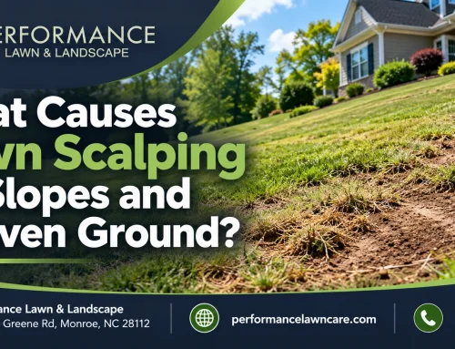 What Causes Lawn Scalping on Slopes and Uneven Ground?