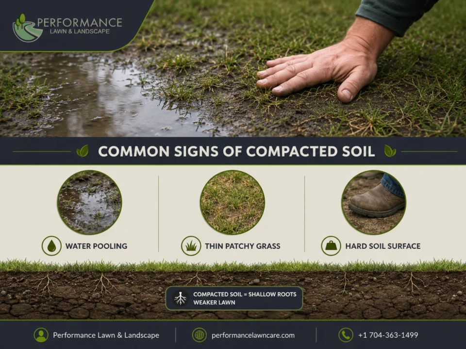 common signs of compacted soil