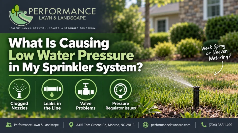 What Is Causing Low Water Pressure in My Sprinkler System?