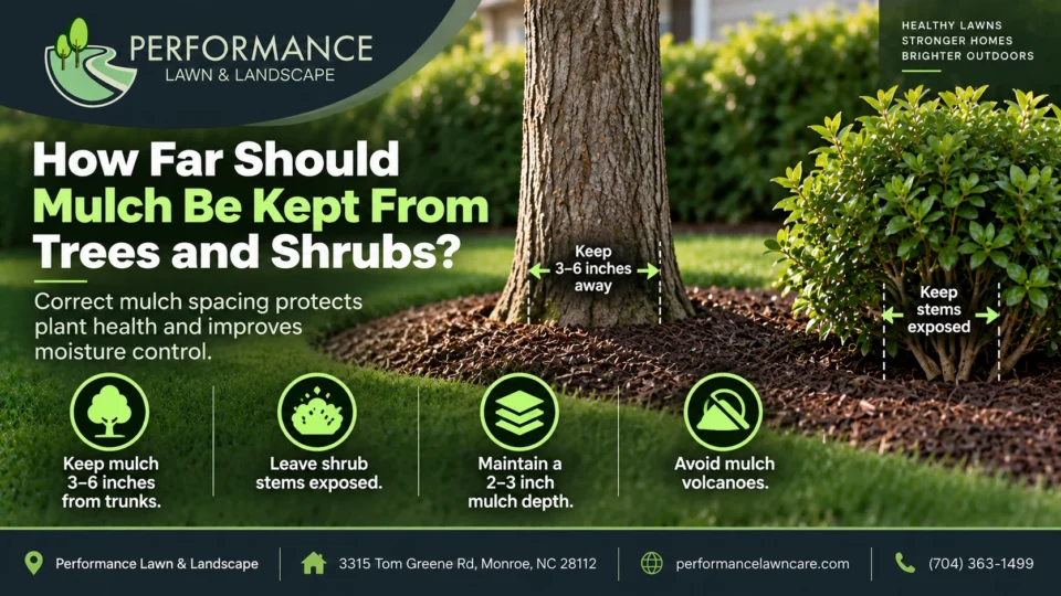 How Far Should Mulch Be Kept From Trees and Shrubs?