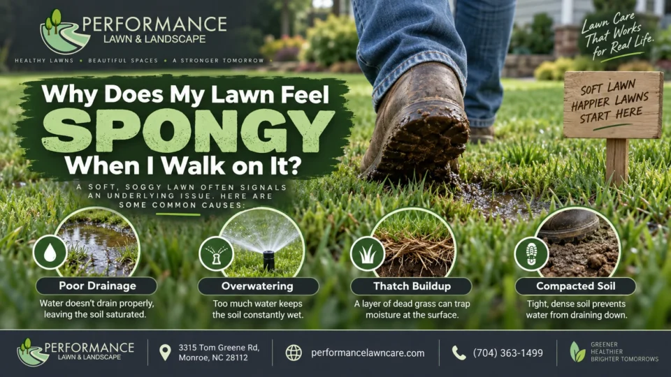 Why Does My Lawn Feel Spongy When I Walk on It?